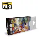 AMMO Mechas and Robots Colors 6 x 17 ml (A.MIG-7127)