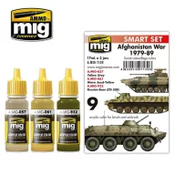   AMMO Afghanistan War 1979-89 Soviet Camouflage Colors 6 x 17 ml (A.MIG-7139)