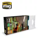 AMMO Futuristic Warzone Scenarios Paints 6 x 17 ml (A.MIG-7154)