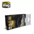AMMO Sci-Fi Ground Vehicles Paints 6 x 17 ml (A.MIG-7155)