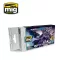 AMMO Purple Mechas Color Set 6 x 17 ml (A.MIG-7157)