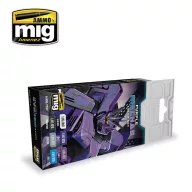 AMMO Purple Mechas Color Set 6 x 17 ml (A.MIG-7157)
