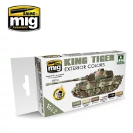   AMMO King Tiger Exterior Colors 6 x 17 ml (Special TAKOM Edition) Vol. 2 6 x 17 ml (A.MIG-7166)