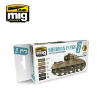   AMMO Sherman Tanks Vol. 3 6 x 17 ml (WWII US Marine Corps) 6 x 17 ml (A.MIG-7171)