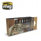 AMMO Urban Diorama Colors 6 x 17 ml (A.MIG-7177)