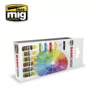 AMMO Basic Acrylic Colors 6 x 17 ml (A.MIG-7178)