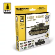 AMMO Tiger I Colors Set 12 x 17 ml (A.MIG-7182)