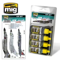   AMMO UK Aircraft Colors from 50's to Present 4 x 17 ml (A.MIG-7203)