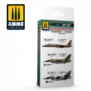 AMMO USAF Aggressors Desert & Artic Colors 4 x 17 ml (A.MIG-7234)