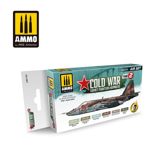 AMMO Cold War Vol. 2 - Soviet Fighters - Bombers 4 x 17 ml (A.MIG-7239)