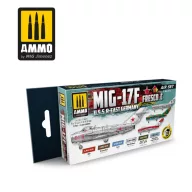   AMMO MIG-17F Fresco C U.S.S.R-East Germany Set 4 x 17 ml (A.MIG-7254)