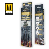   AMMO WARGAMING UNIVERSE - Marta Kolinsky Figures Premium Brush Set (A.MIG-7621)