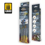   AMMO WARGAMING UNIVERSE - Shaders & Washes Brush Set (A.MIG-7623)