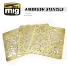 AMMO Airbrush Stencils - Available Again (A.MIG-8035)