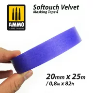   AMMO Softouch Velvet Masking Tape 4 (20mm x 25M)  (A.MIG-8243)