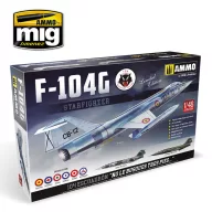   AMMO F-104G Starfighter - Spanish, Canadian, Italian, Greek, Norwegian, Turkish versions 1:48 (A.MIG-8504)