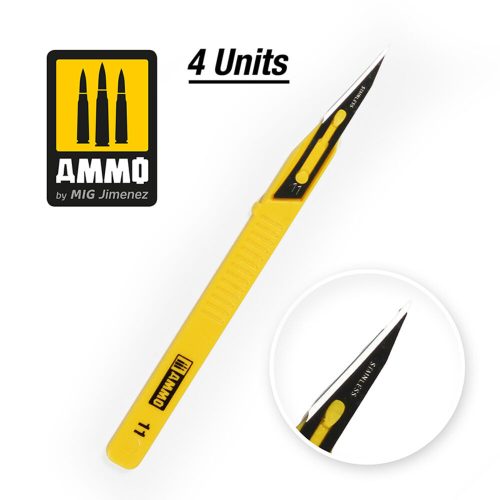 AMMO Mini Blade Straight - 4 pcs (A.MIG-8688)