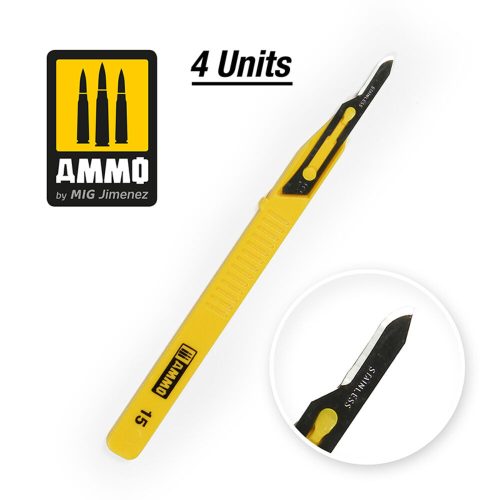 AMMO Mini Blade Curved - 4 pcs (A.MIG-8689)