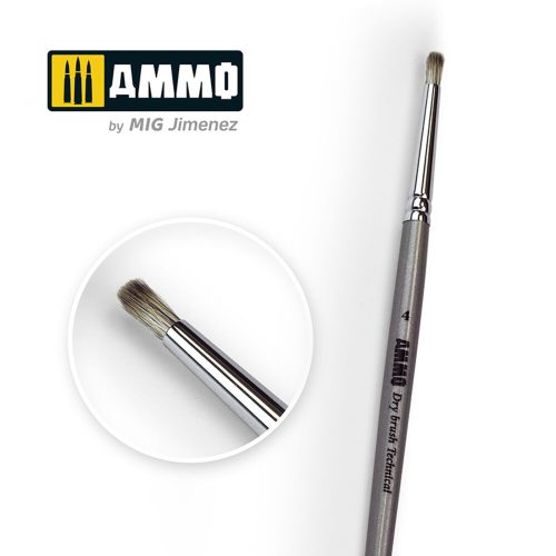 AMMO 4 AMMO Drybrush Technical Brush (A.MIG-8701)