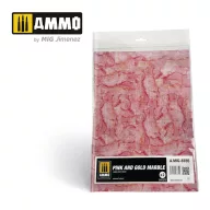   AMMO Pink and Gold Marble. Sheet of Marble - 2 pcs. (A.MIG-8785)