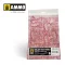 AMMO Pink and Gold Marble. Square Die-cut Marble Tiles - 2 pcs. (A.MIG-8786)