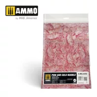   AMMO Pink and Gold Marble. Round Die-cut for Bases for Wargames - 2 pcs (A.MIG-8787)