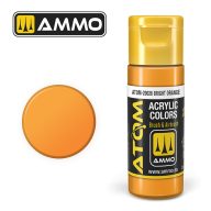   AMMO ATOM COLOR Bright Orange Acrylic Paint 20 ml (ATOM-20026)