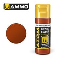   AMMO ATOM COLOR Rotbraun RAL 8012 Acrylic Paint 20 ml (ATOM-20046)