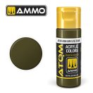 AMMO ATOM COLOR Darl Olive Drab Acrylic Paint 20 ml (ATOM-20065)