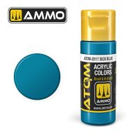 AMMO ATOM COLOR Duck Blue Acrylic Paint 20 ml (ATOM-20117)