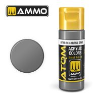   AMMO ATOM COLOR Neutral Gray Acrylic Paint 20 ml (ATOM-20145)