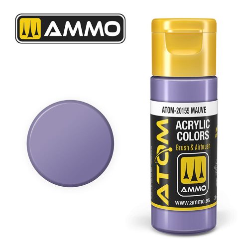 AMMO ATOM COLOR Mauve Acrylic Paint 20 ml (ATOM-20155)