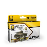   AMMO ATOM Sherman Tanks Vol 3 WWII US Marine Corps Set (ATOM-20751)