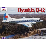   Amodel Ilyushin IL-12 'Coach' Soviet cargo air. 1:144 (AMO1443)