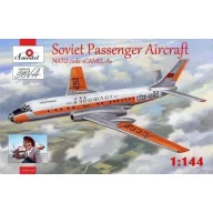   Amodel Tupolev Tu-104 airliner,Aeroflot, kit2 1:144 (AMO1469-01)