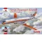 Amodel Tupolev Tu-104 airliner,Aeroflot, kit2 1:144 (AMO1469-01)