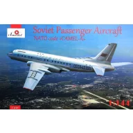   Amodel Tupolev Tu-104 airliner, Aeroflot, kit1 1:144 (AMO1469)