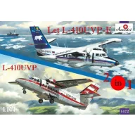   Amodel Let L-410UVP-E & L-410UVP aircraft(2 kit 1:144 (AMO1472)
