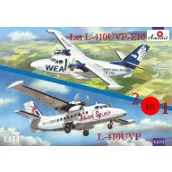   Amodel Let L-410UVP-E10 & L-410UVP aircraft(2ki 1:144 (AMO1473)