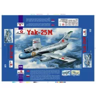 Amodel Yakovlev Yak-25M Soviet fighter 1:72 (AMO72143)