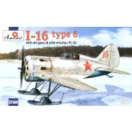 Amodel Polikarpov I-16 type 6 Soviet fighter 1:72 (AMO72164)