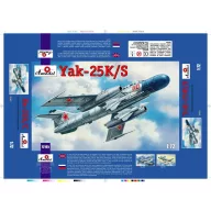 Amodel Yakovlev Yak-25K/S Soviet fighter 1:72 (AMO72165)