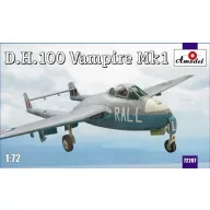 Amodel D.H.100 Vampire Mk1 RAF jet fighter 1:72 (AMO72207)