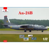 Amodel Antonov An-24B Ukrainian Air Forces 1:72 (AMO72424)