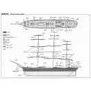 Aoshima Cutty Sark Famous Tea Clipper Ship 1:350 (04110)