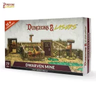 Dungeons & Lasers Dwarven Mine Half-Height Walls (DNL0032)