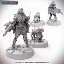 Masters of the Universe Miniatures: ANDROID MECHANIC (with mechanic's drone) (PSF0001)