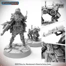 Masters of the Universe Miniatures: ANDROID MECHANIC (with mechanic's drone) (PSF0001)