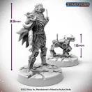 Masters of the Universe Miniatures: ANDROID MECHANIC (with mechanic's drone) (PSF0001)