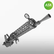  Art Scale Kit Spandau 08/15 WWI machine gun, 2 pc. 1:24 (200-A24001)